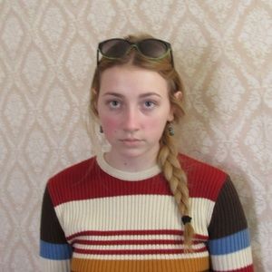 Vintage Looking Striped Sweater